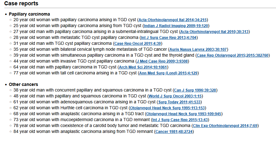 Mucinous cells with blue cytoplasm and flattened nuclei, intermixed with squamous cells containing dense eosinophilic cytoplasm and round nuclei. Courtesy Dr. V. Penopoulos.